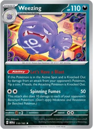 Weezing - 110/165: Scarlet & Violet 151