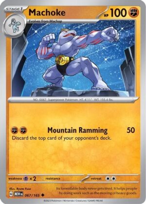 Machoke - 067/165: Scarlet & Violet 151