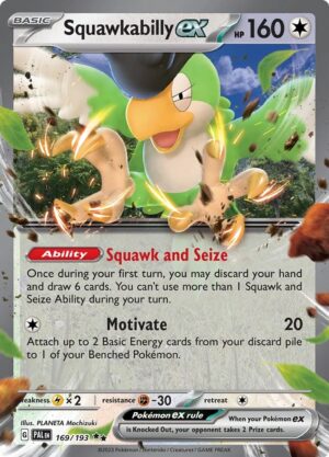 Squawkabilly ex - 169/193: Paldea Evolved