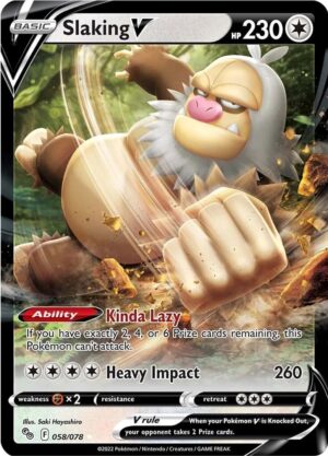 Slaking V - 058/078 : Pokemon GO