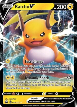 Raichu V - 045/172: Brilliant Stars