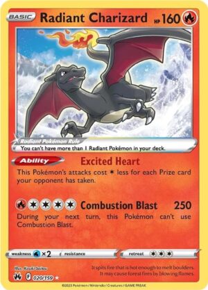 Radiant Charizard - 020/159: Crown Zenith