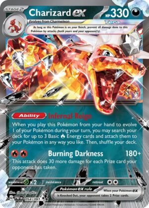 Charizard ex - 054/091: Paldean Fates