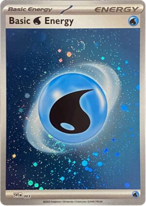Basic Water Energy (Cosmos Holo): Scarlet & Violet Base Set
