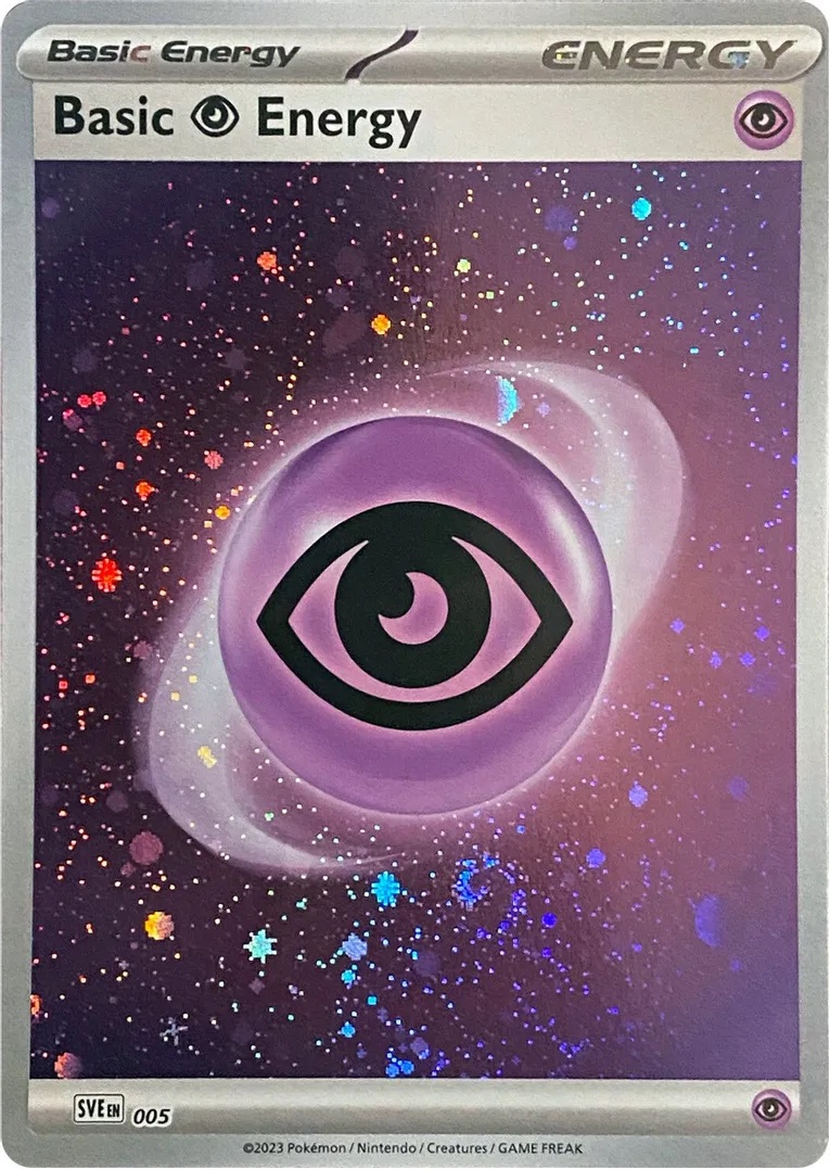 Basic Psychic Energy (Cosmos Holo) - SV01 005 :Scarlet & Violet Base Set (SV1)