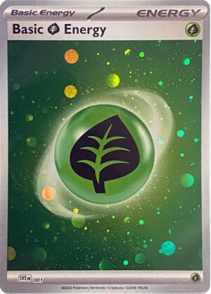 Basic Grass Energy (Cosmos Holo):Scarlet & Violet Base Set