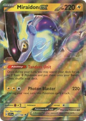 Miraidon ex - 081/198 :Scarlet & Violet Base Set