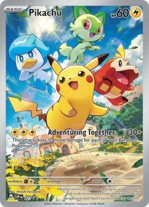 Pikachu - 027: Scarlet & Violet Promo Cards