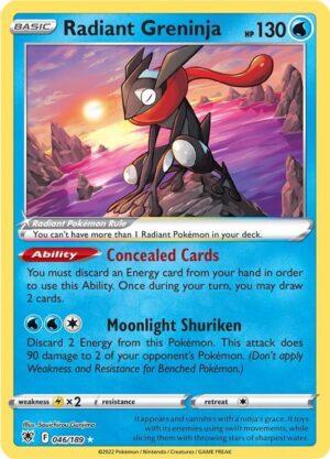 Radiant Greninja - 046/189: Astral Radiance