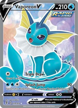Vaporeon V (Full Art) - 172/203: Evolving Skies