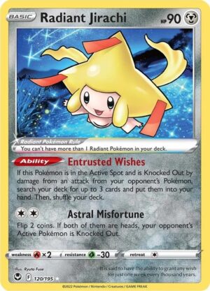 Radiant Jirachi - 120/195: Silver Tempest