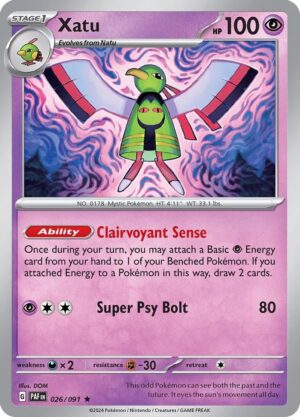 Xatu - 026/091: Paldean Fates