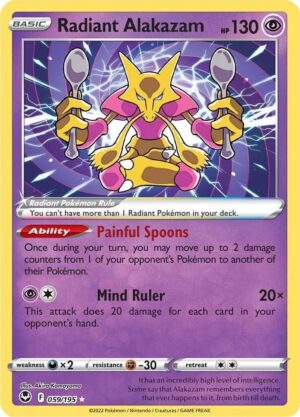 Radiant Alakazam - 059/195: Silver Tempest