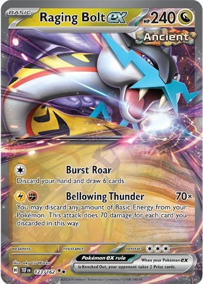 Raging Bolt ex - 123/162: Temporal Forces