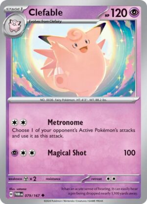 Clefable - 079/167: Twilight Masquerade