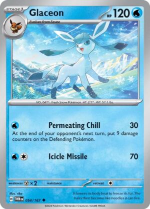 Glaceon -  054/167: Twilight Masquerade