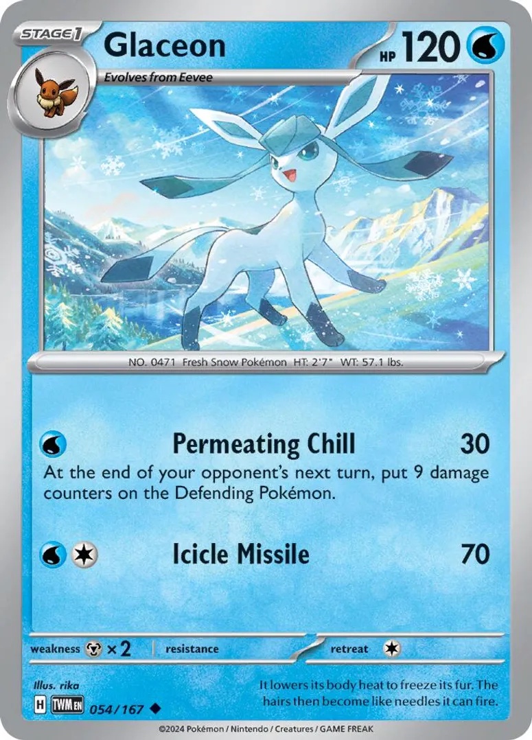 Glaceon - 054/167: Twilight Masquerade