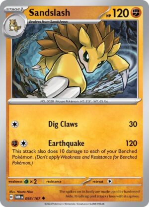 Sandslash -  098/167: Twilight Masquerade