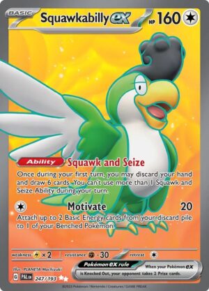 Squawkabilly ex - 247/193: Paldea Evolved