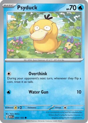 Psyduck - 054/165: Scarlet & Violet 151