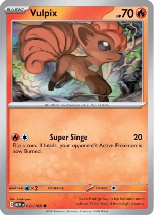 Vulpix - 037/165 SV: Scarlet & Violet 151
