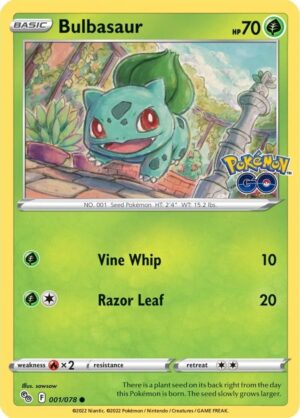 Bulbasaur -  001/078: Pokemon GO