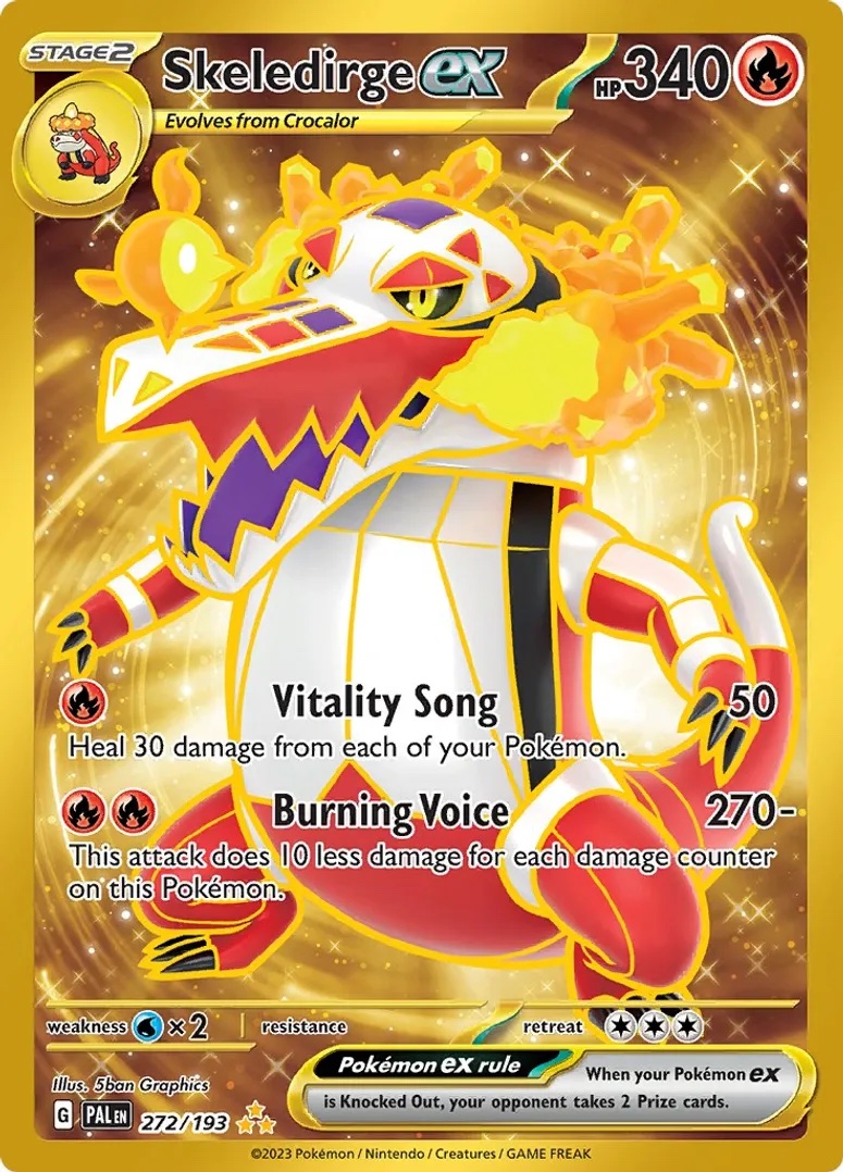 Skeledirge ex - 272/193: Paldea Evolved