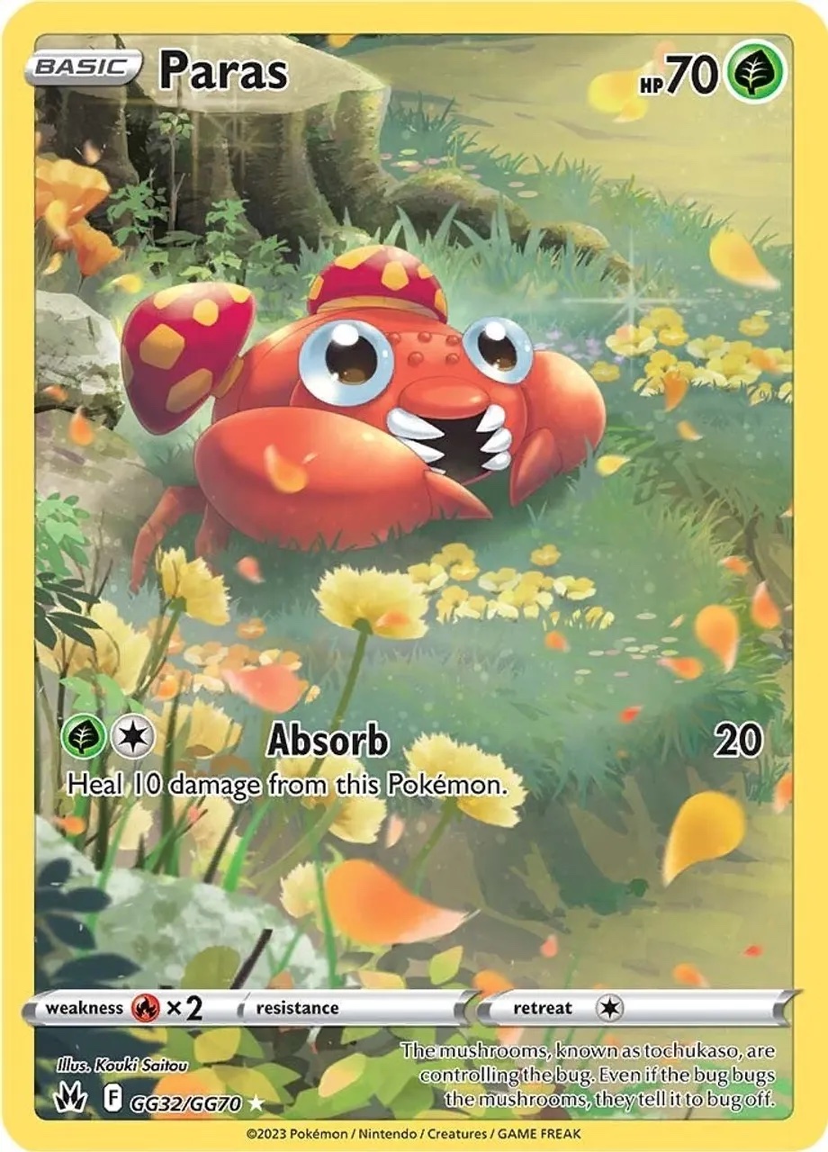 Paras - GG32/GG70: Crown Zenith Galarian Gallery