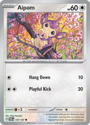 Aipom -  137/167 SV06: Twilight Masquerade