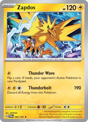 Zapdos - 065/167: Twilight Masquerade
