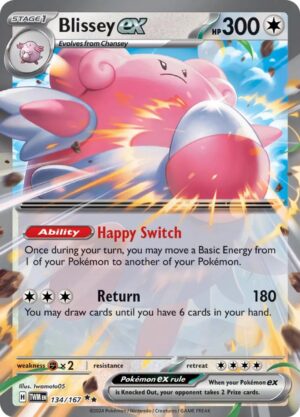 Blissey ex - 134/167: Twilight Masquerade