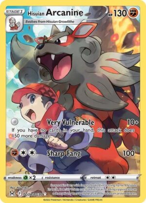 Hisuian Arcanine - TG08/TG30: Lost Origin Trainer Gallery