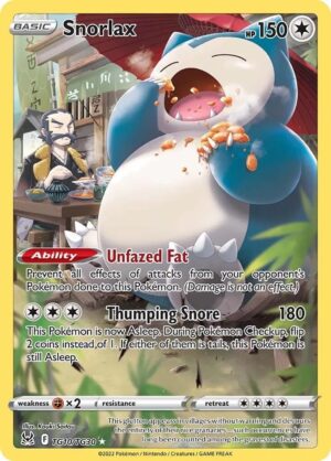 Snorlax - TG10/TG30: SWSH11: Lost Origin Trainer Gallery