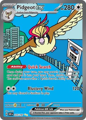 Pidgeot ex - 225/197: Obsidian Flames