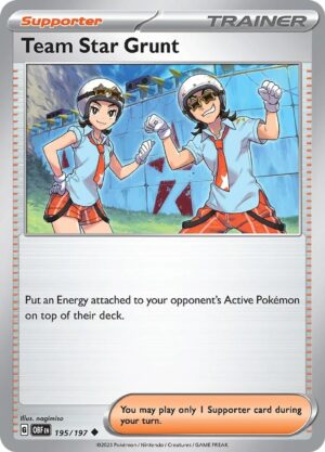 Team Star Grunt - 195/197: Obsidian Flames