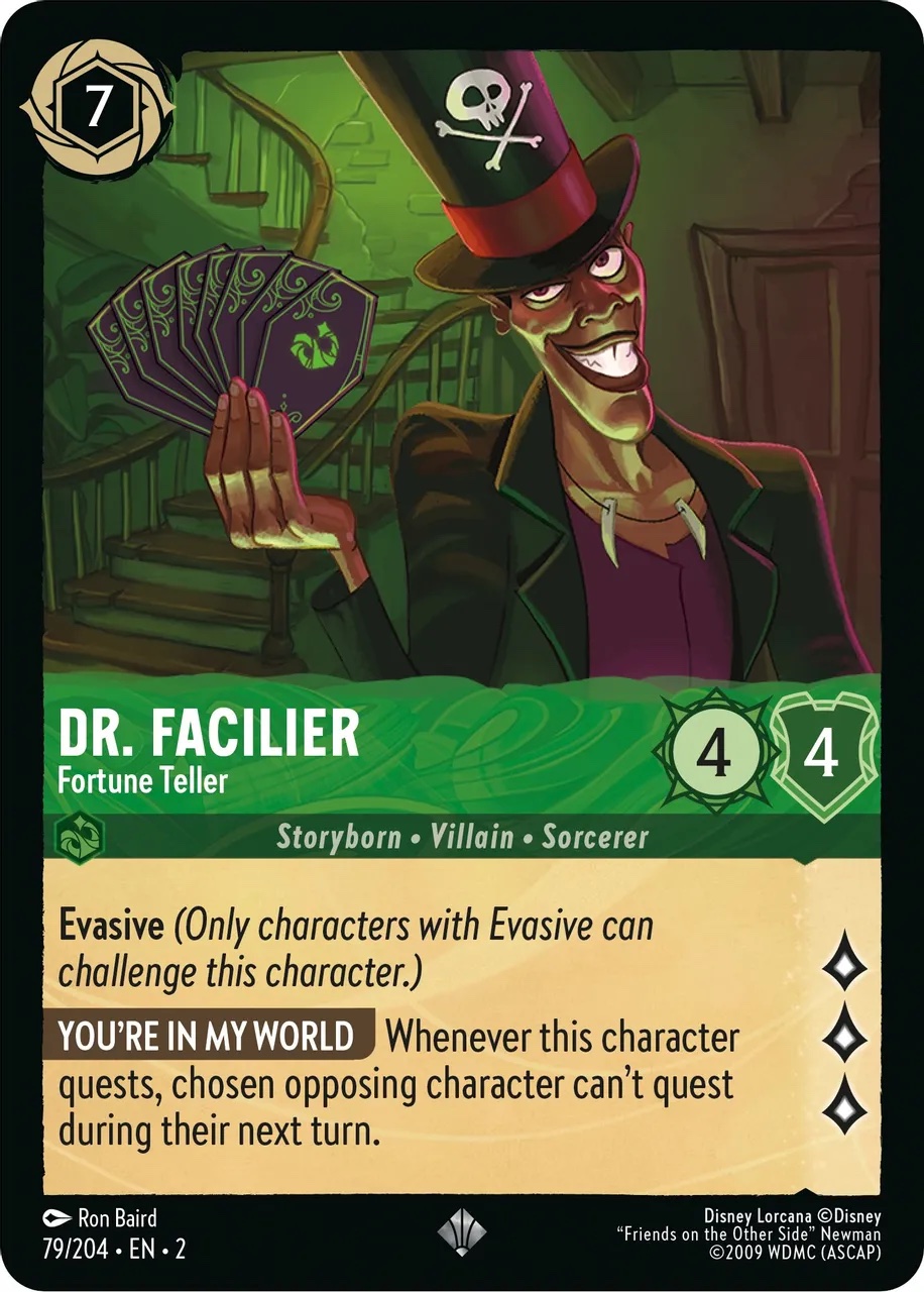 Dr. Facilier Fortune Teller - 79/204: Rise of the Floodborn