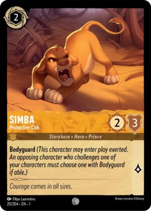 Simba - Protective Cub: 20/204: The First Chapter