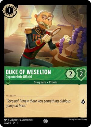 Duke of Weselton: Opportunistic Official