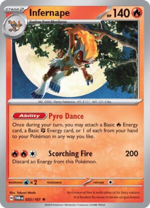 Infernape - 033/167: Twilight Masquerade