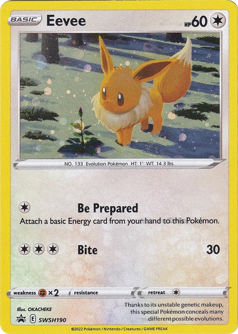 Eevee - SWSH190: Sword & Shield Promo (Cosmos Holo)