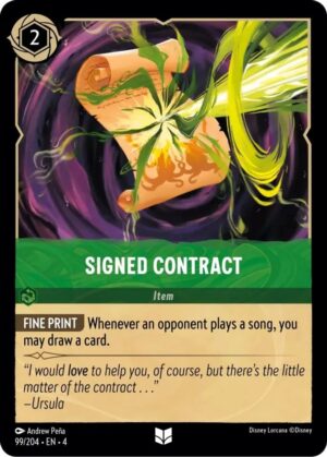 Signed Contract - 99/204: Ursula's Return