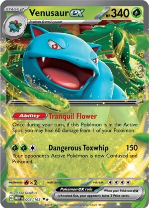 Venusaur ex - 003/165: Scarlet & Violet 151