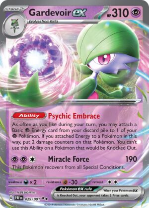 Gardevoir ex - 029/091: Paldean Fates