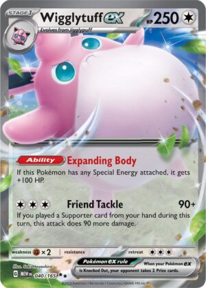 Wigglytuff ex - 040/165: Scarlet & Violet 151
