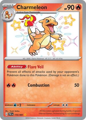 Charmeleon - 110/091: Paldean Fates