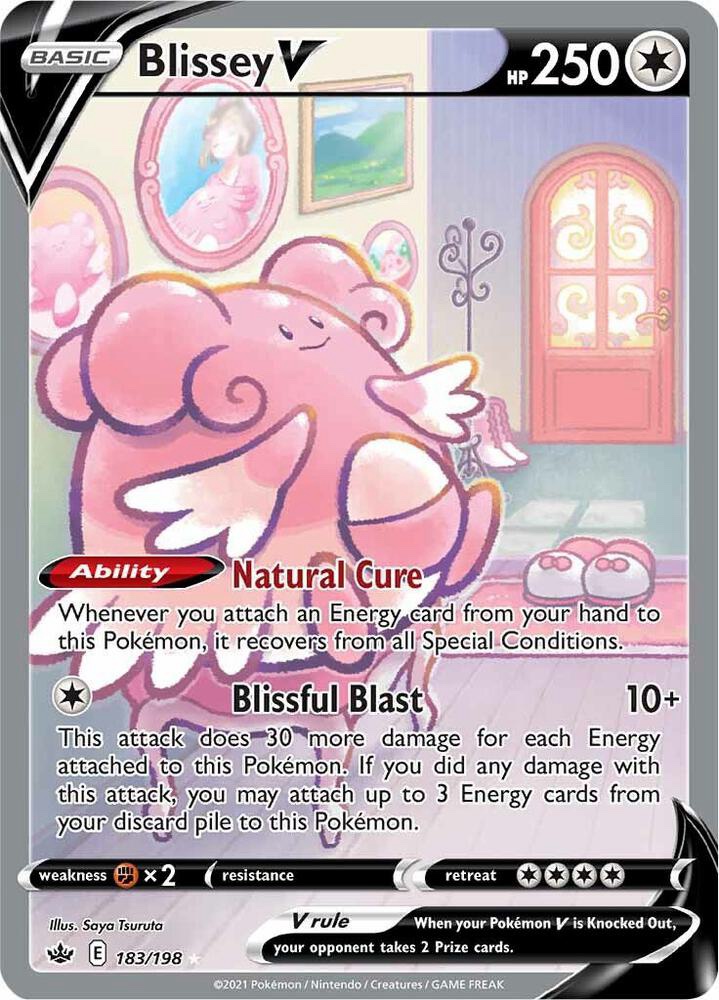 Blissey V (Alternate Full Art) - 183/198: Chilling Reign