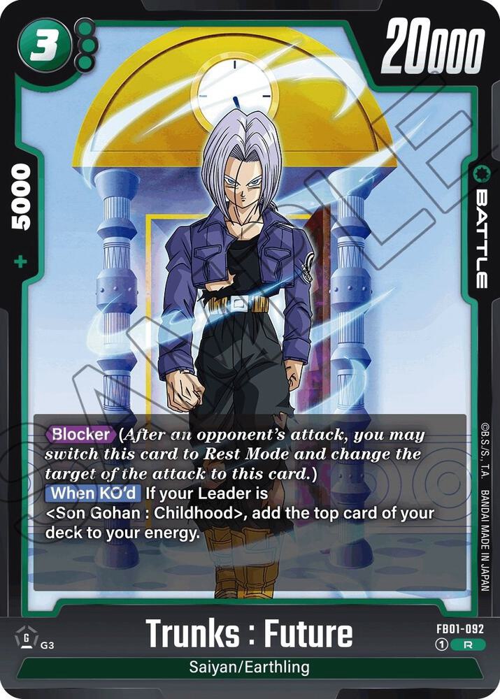 Trunks : Future - FB01-092 - Awakened Pulse