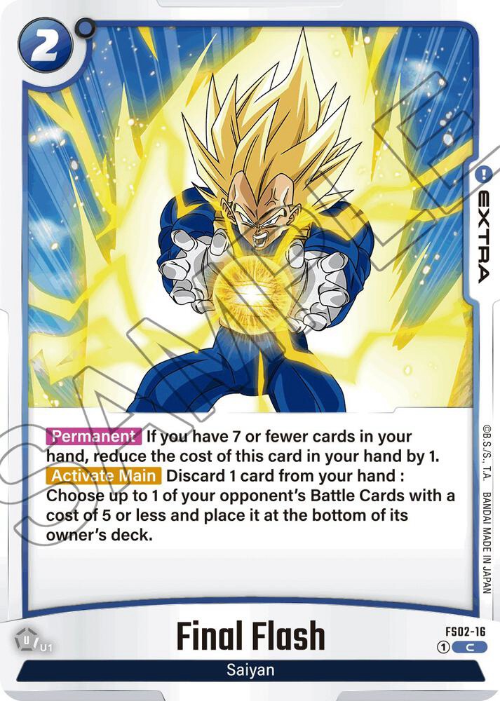 Final Flash - FS02-16: Starter Deck 2: Vegeta