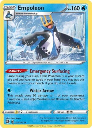 Empoleon - 037/172: Brilliant Stars