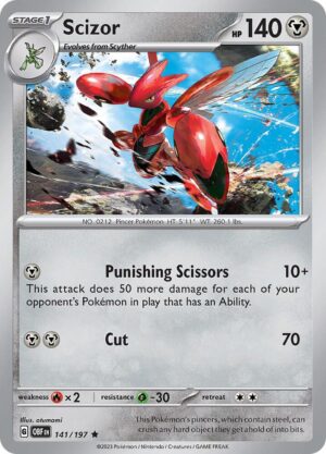 Scizor - 141/197: Obsidian Flames